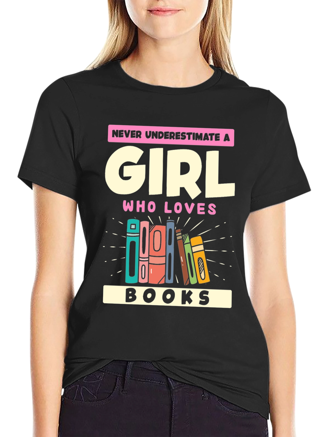 Book Lover Girls T-Shirt