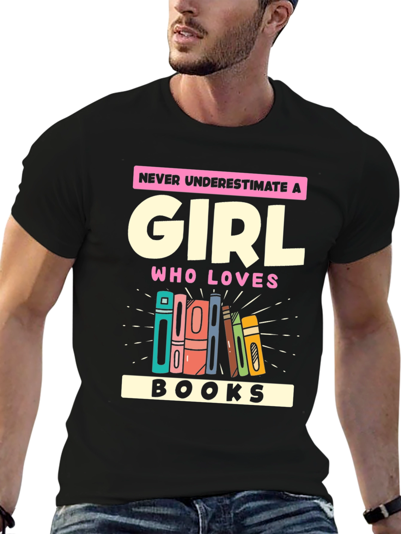 Book Lover Girls T-Shirt