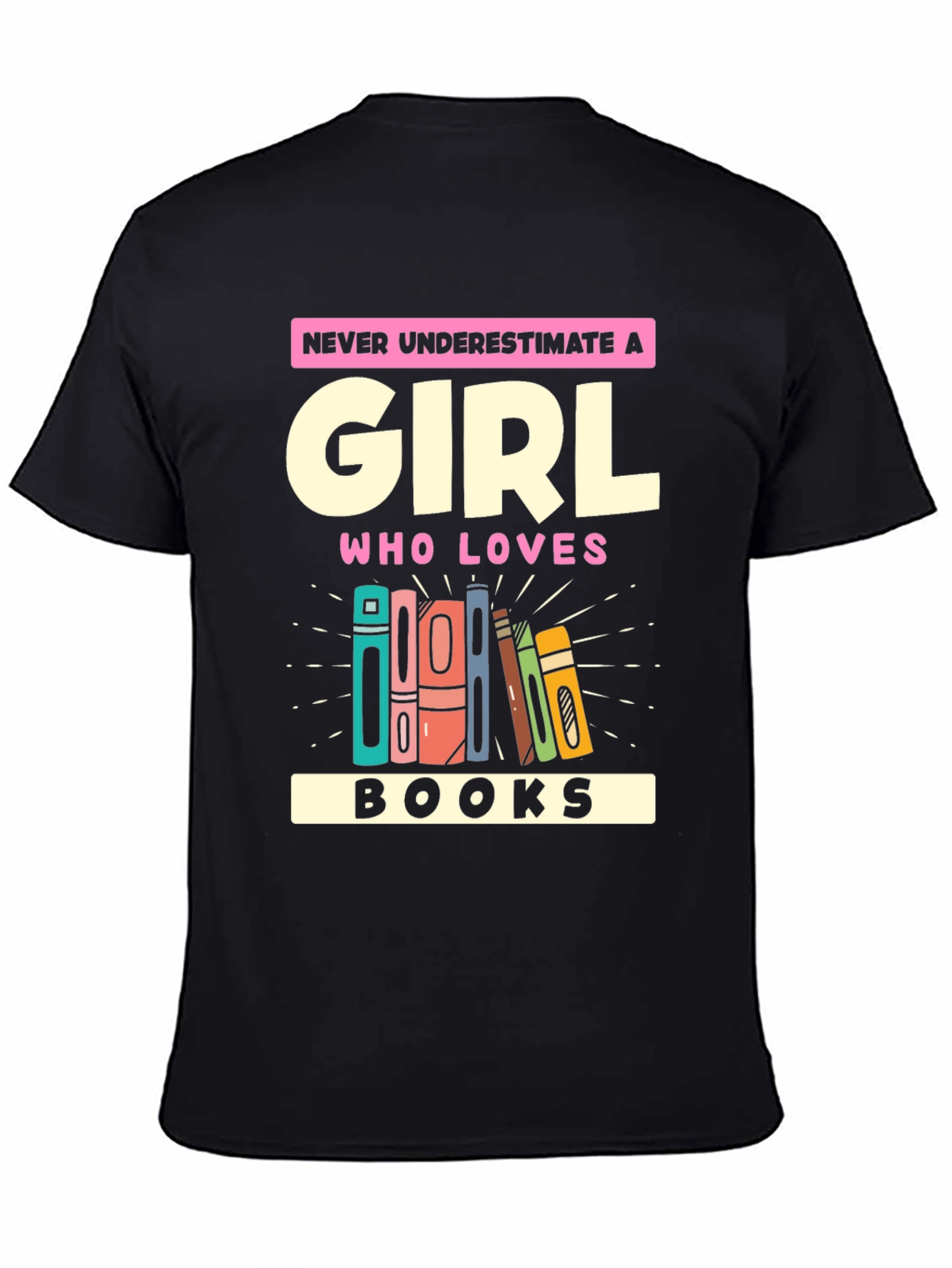 Book Lover Girls T-Shirt