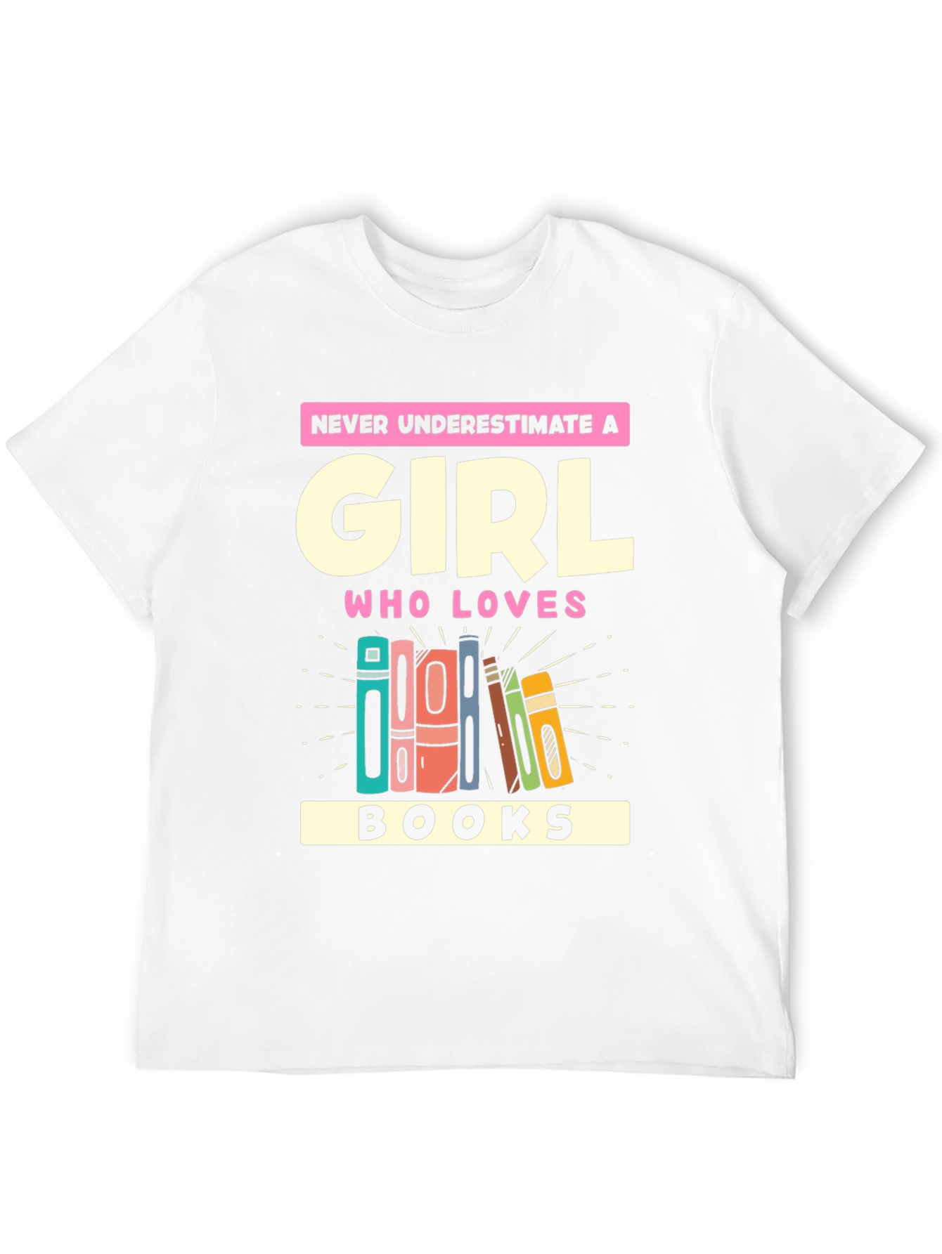 Book Lover Girls T-Shirt