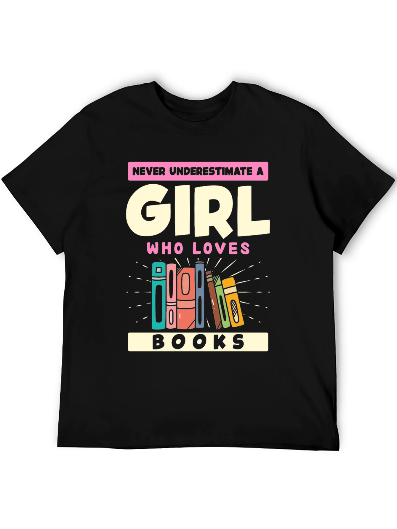 Book Lover Girls T-Shirt