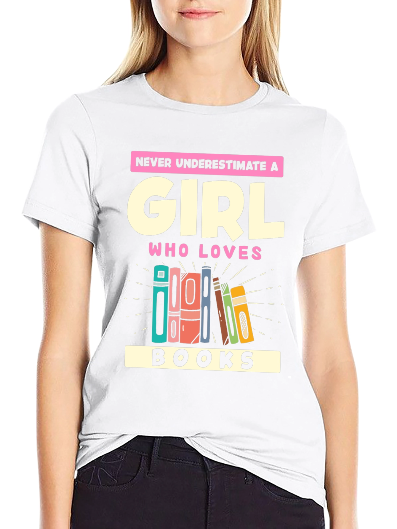 Book Lover Girls T-Shirt