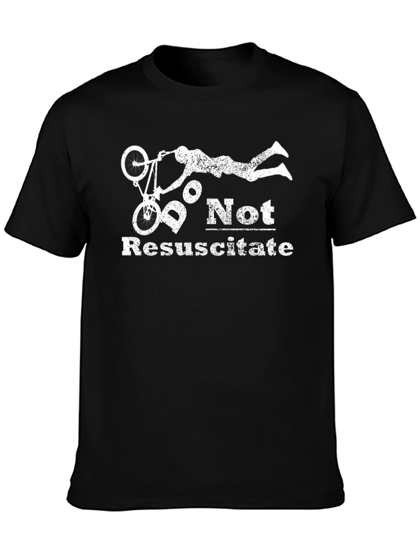 Do Not Resuscitate Funny Bike Crash T-Shirt