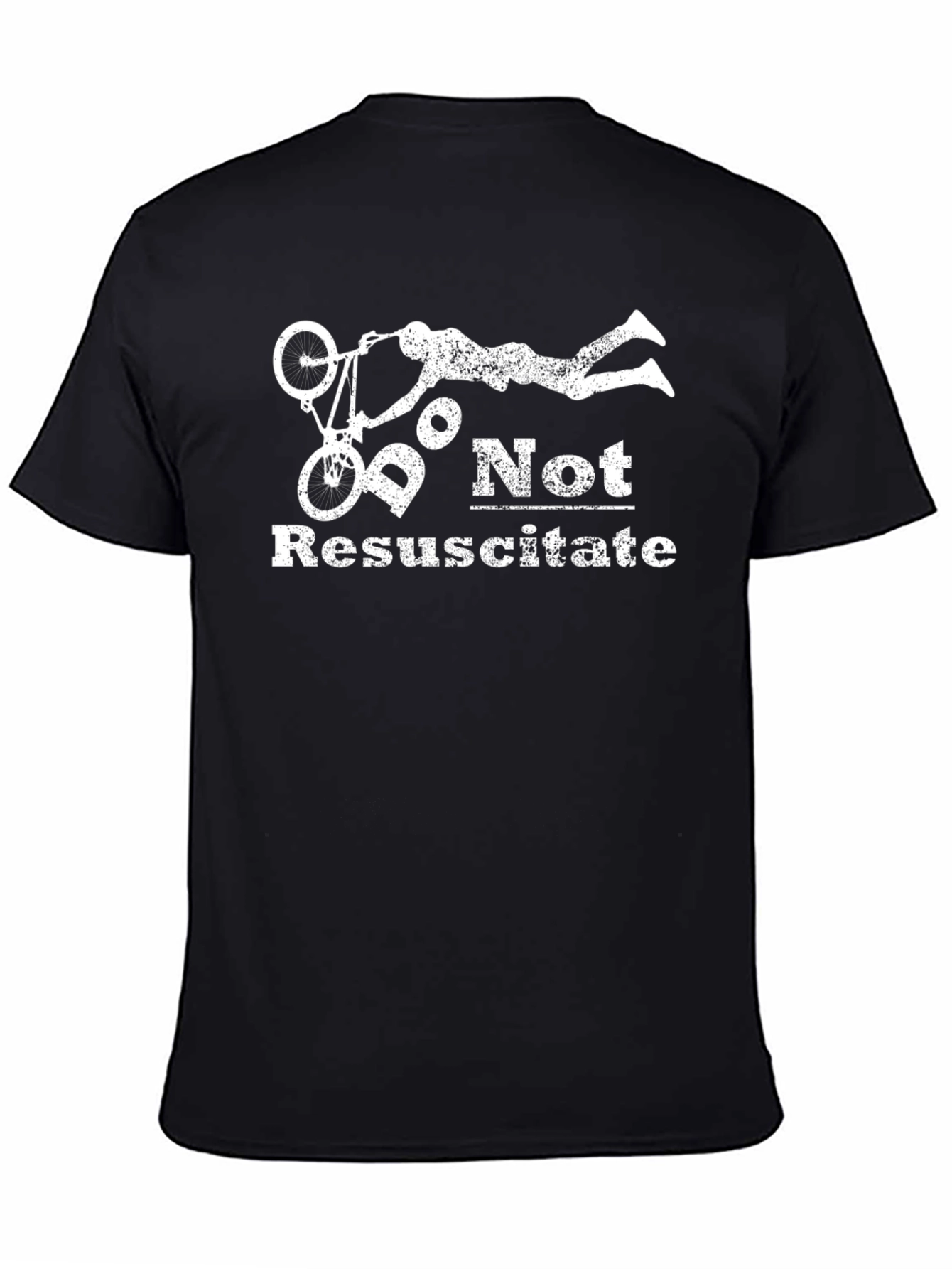 Do Not Resuscitate Funny Bike Crash T-Shirt