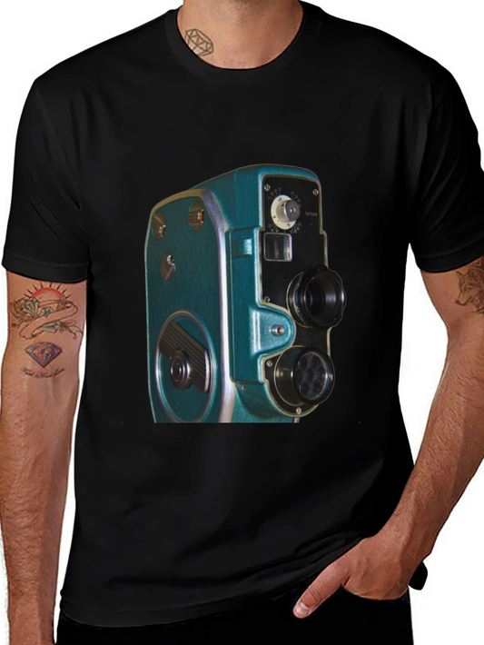 Retro Camera Graphic T-Shirt - Vintage Film Enthusiast Tee