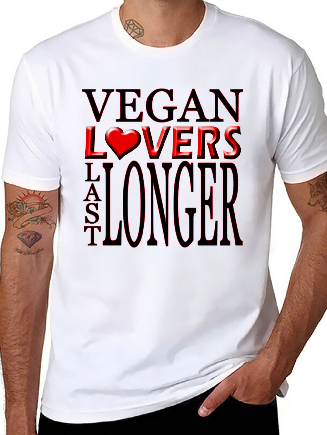 Vegan Lovers Last Longer T-Shirt