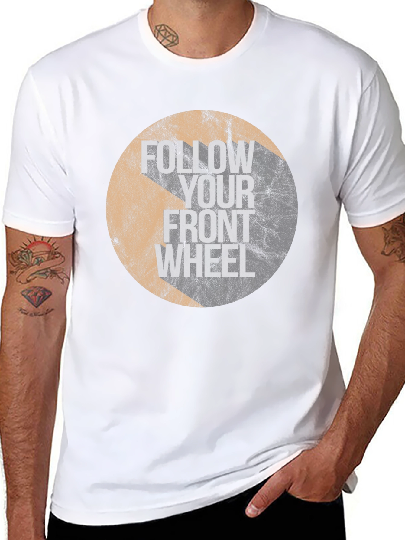Follow Your Front Wheel Graphic Tee