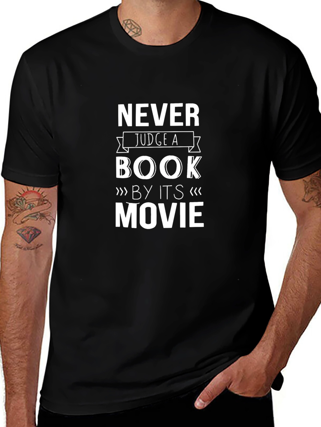 Never Judge a Book by its Movie Graphic Tee