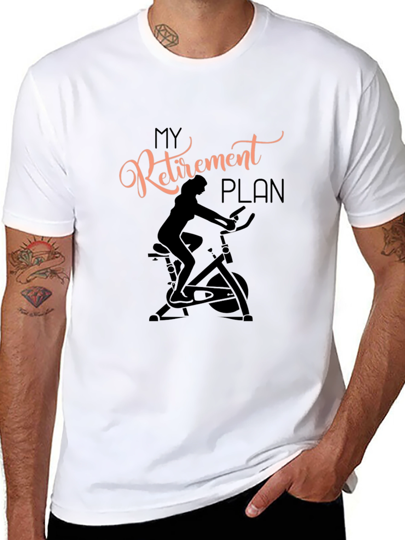 Retirement Plan Cycling T-Shirt