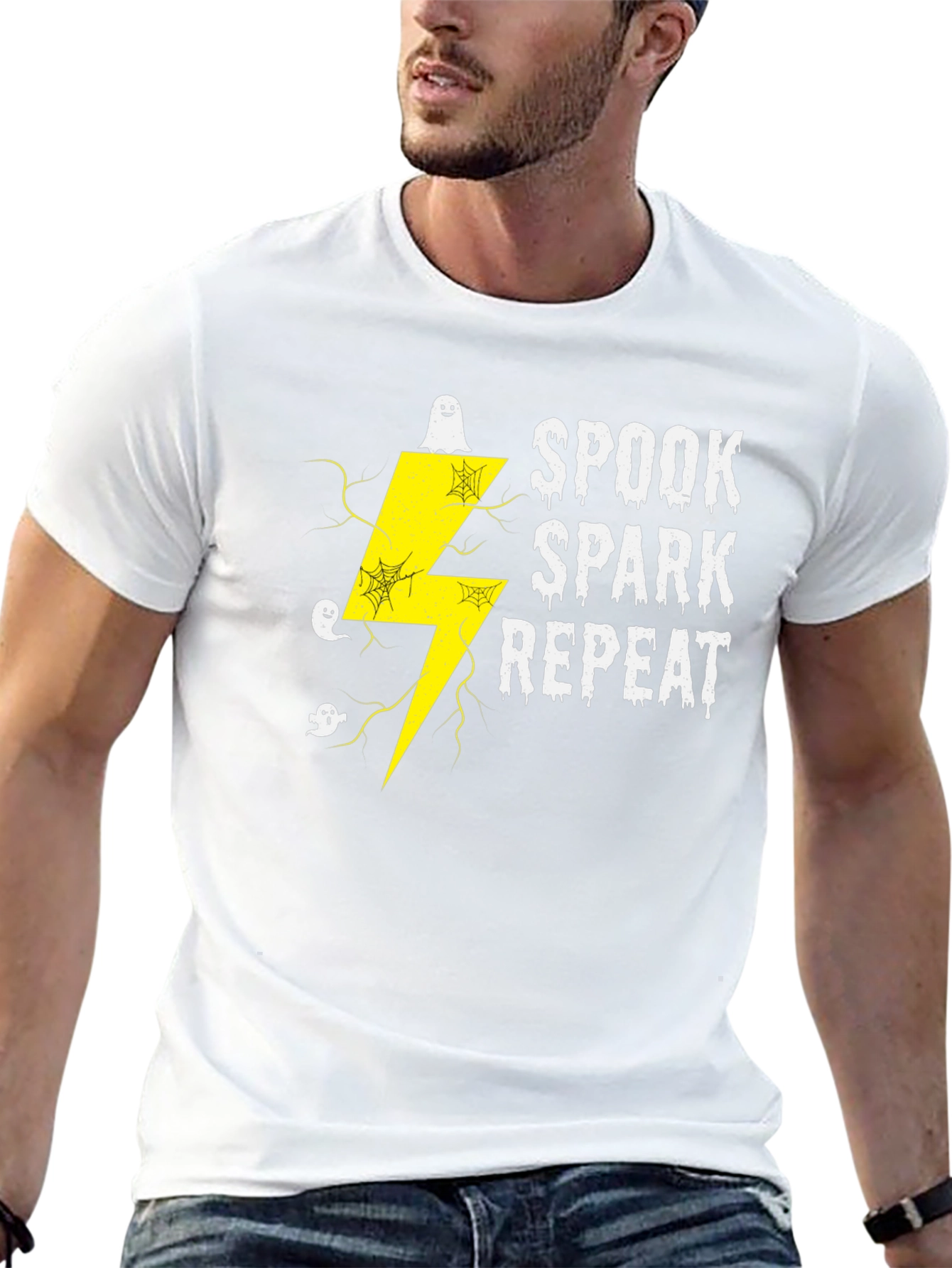 Spook Spark Repeat Graphic Tee - Halloween Shirt
