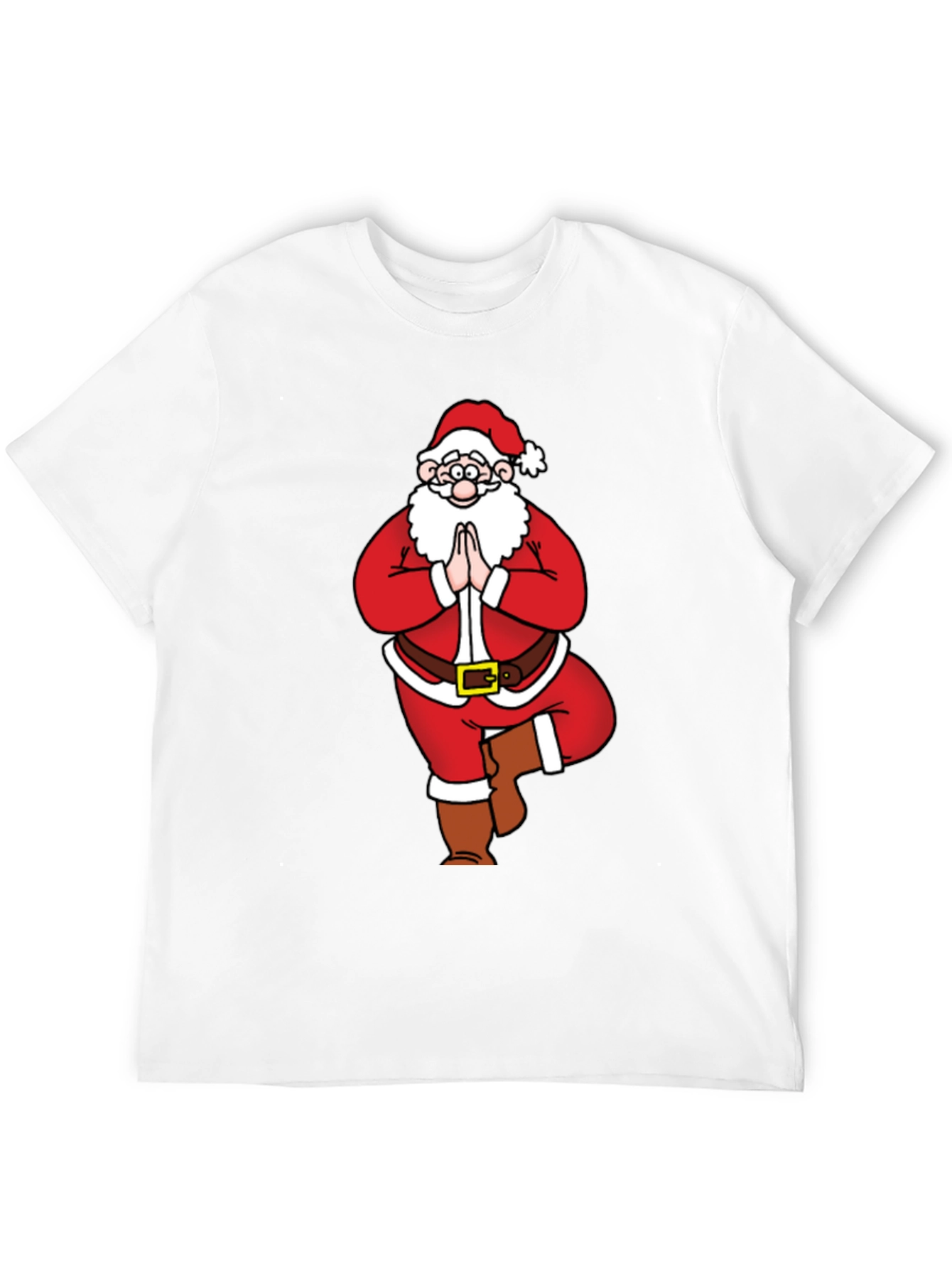 Yoga Santa Graphic Tee - Holiday Fun