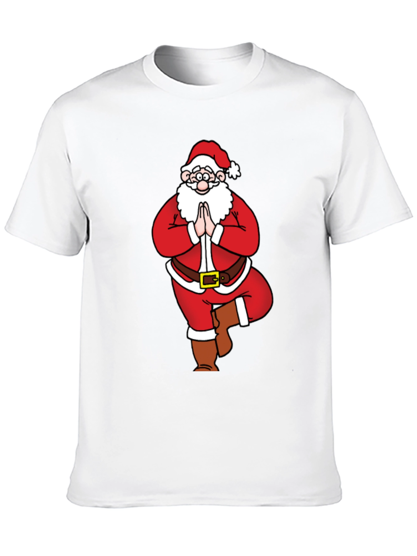 Yoga Santa Graphic Tee - Holiday Fun
