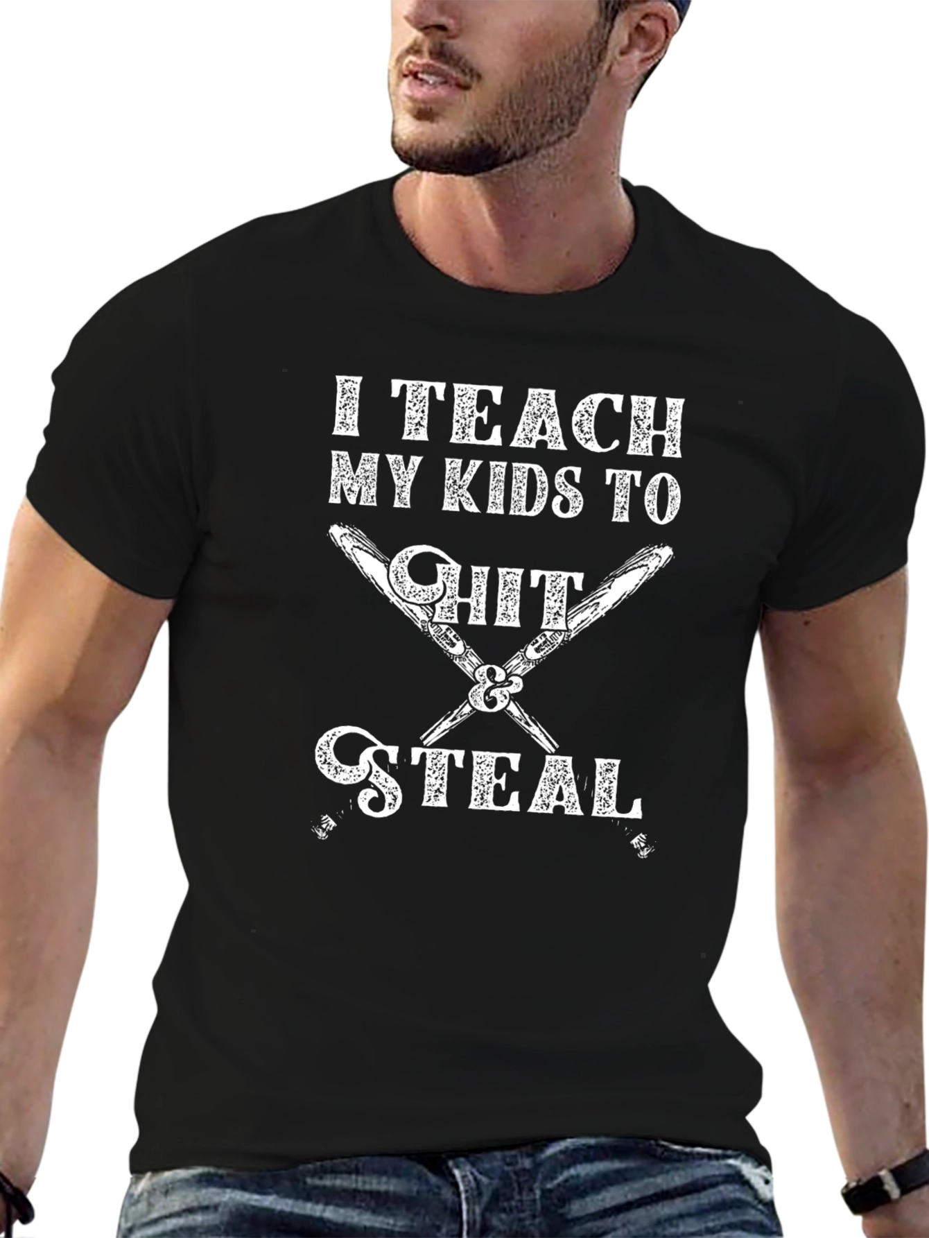 I Teach My Kids To Hit & Steal T-Shirt