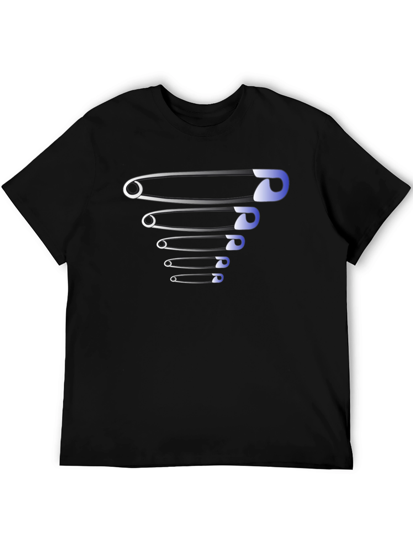 Safety Pins Graphic Tee - Stylish Design