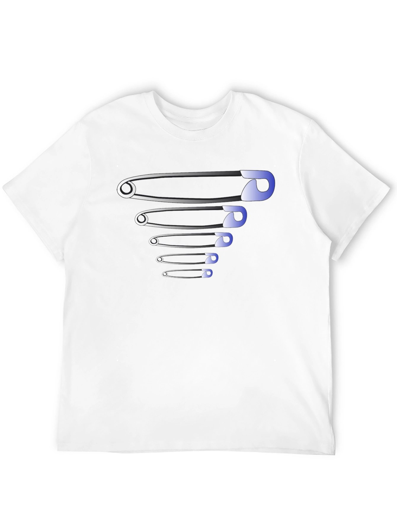 Safety Pins Graphic Tee - Stylish Design