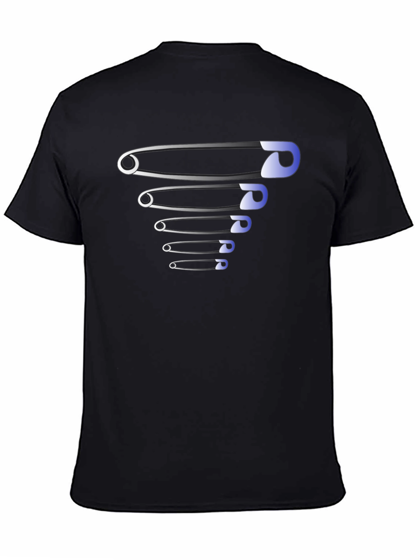 Safety Pins Graphic Tee - Stylish Design