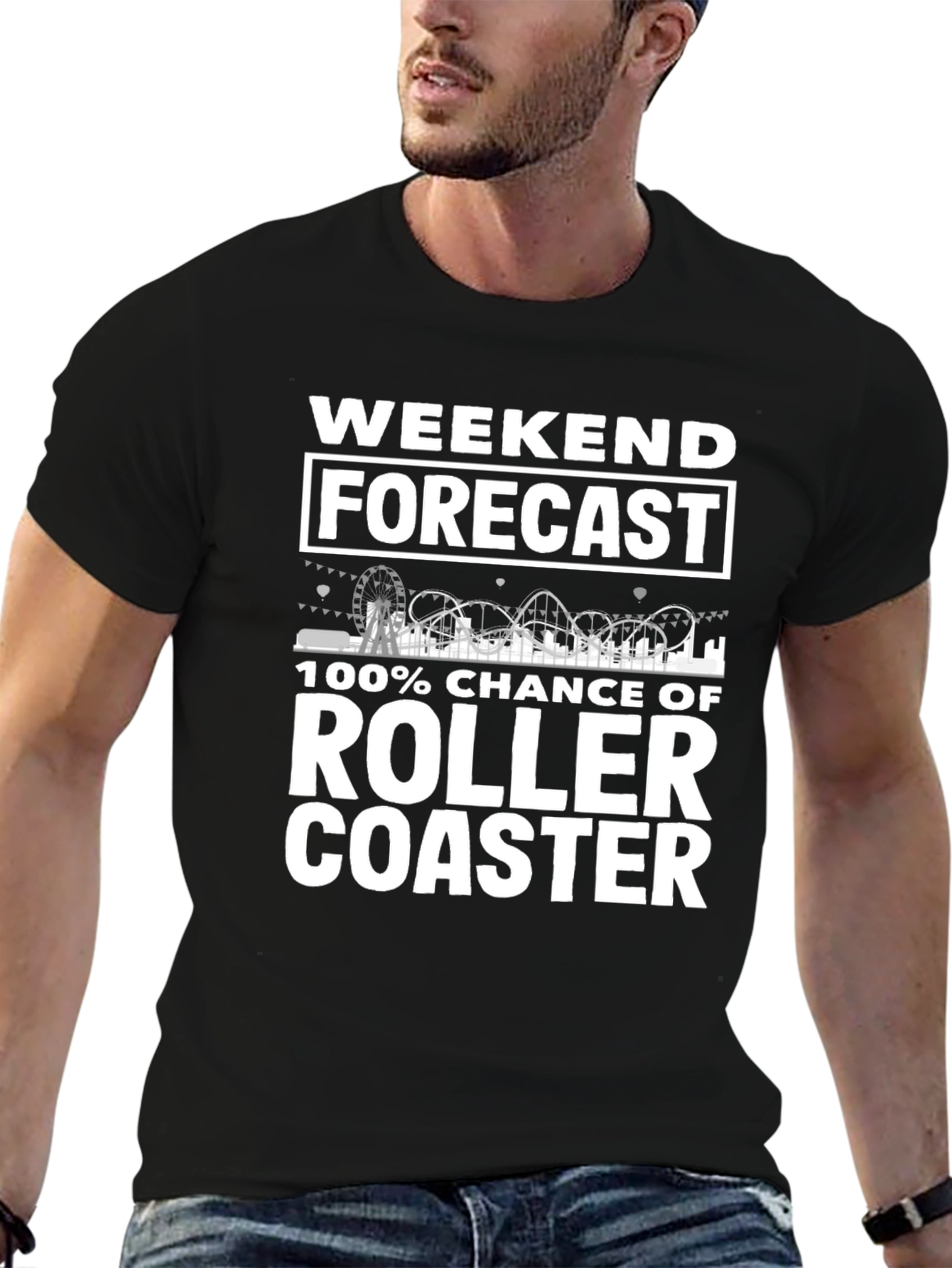 Weekend Roller Coaster T-Shirt
