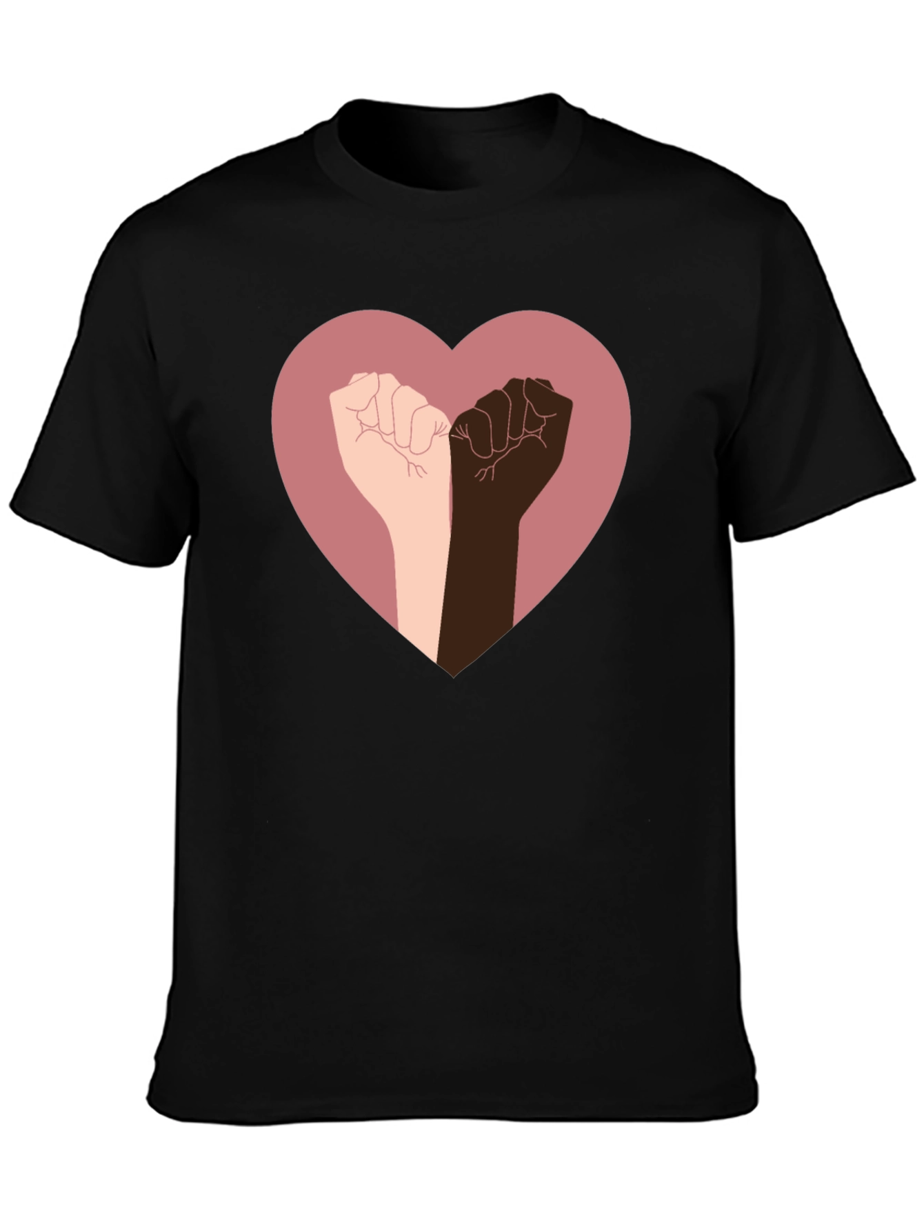 Unity Heart Fist Graphic T-Shirt