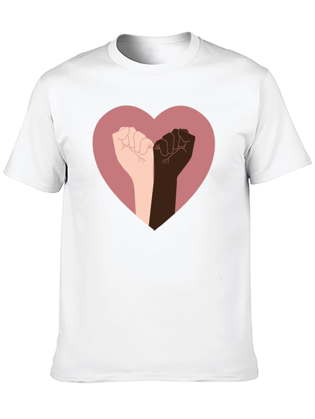 Unity Heart Fist Graphic T-Shirt