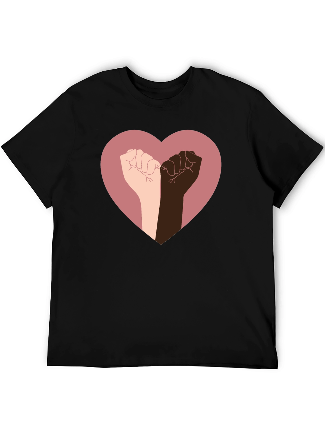 Unity Heart Fist Graphic T-Shirt