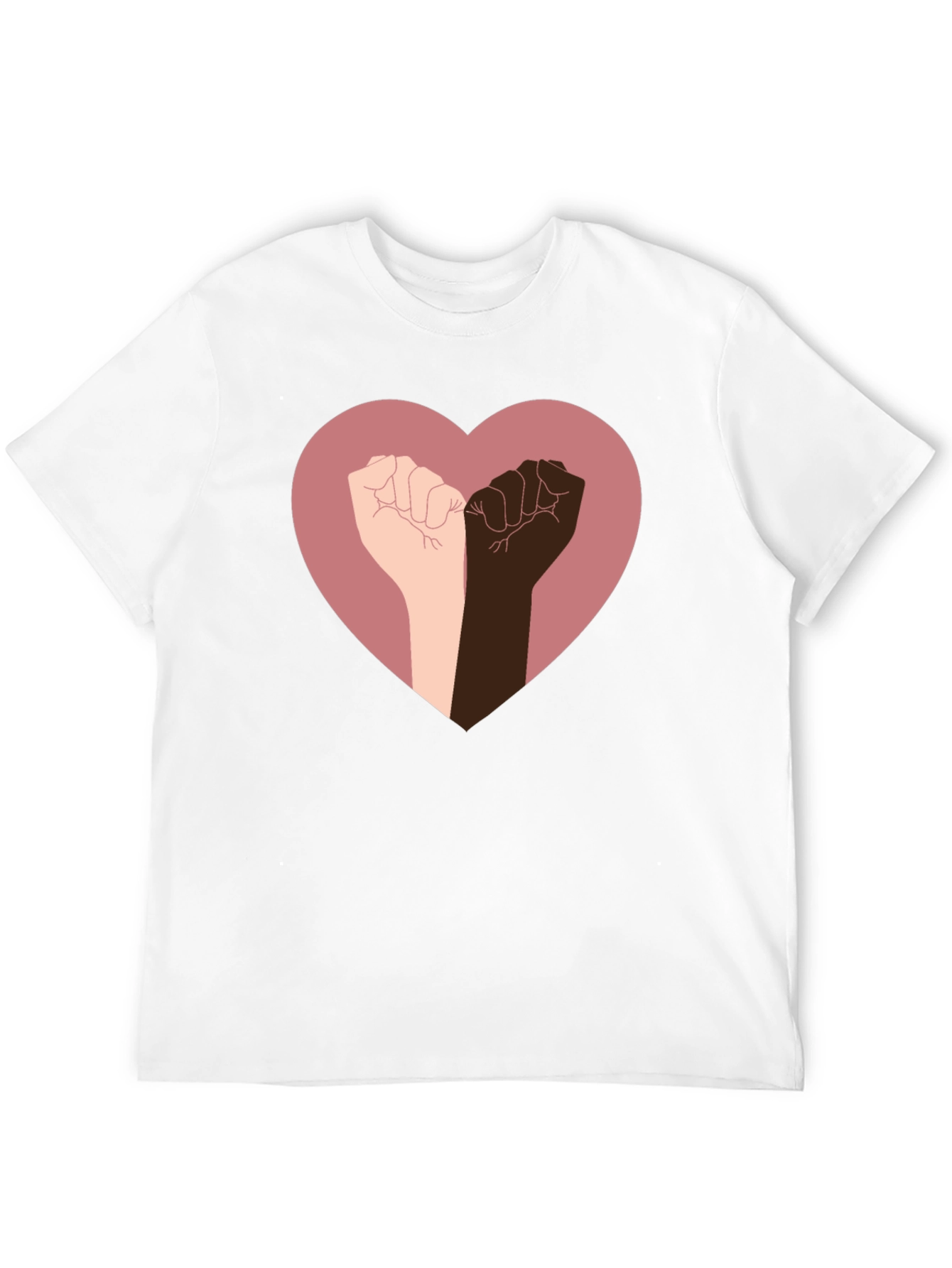 Unity Heart Fist Graphic T-Shirt