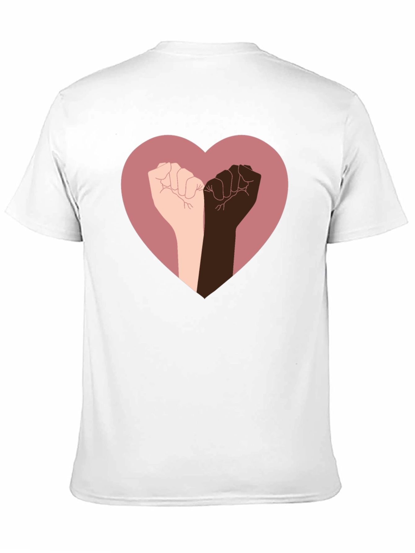 Unity Heart Fist Graphic T-Shirt