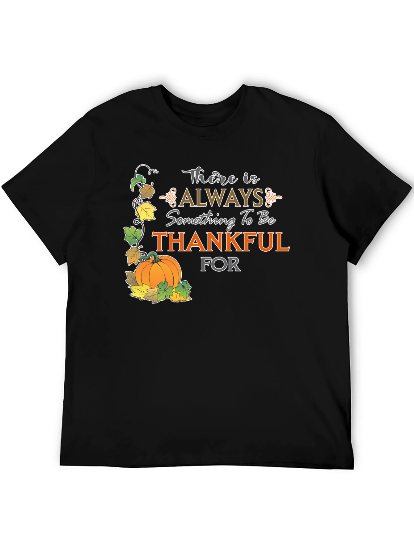 Thankful Graphic T-Shirt - Fall Harvest Design