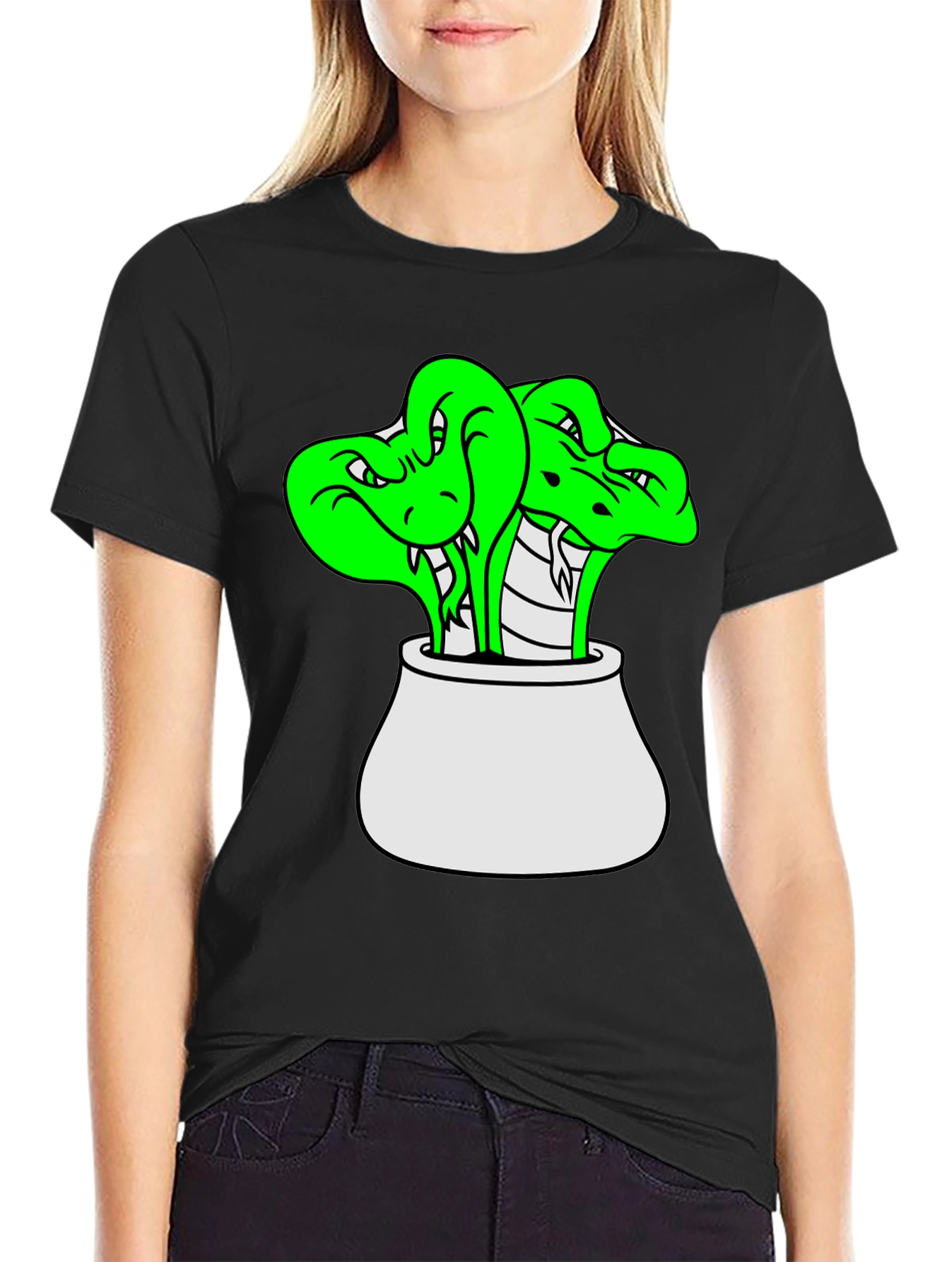 Cobra Pot T-Shirt - Mens Black Tee