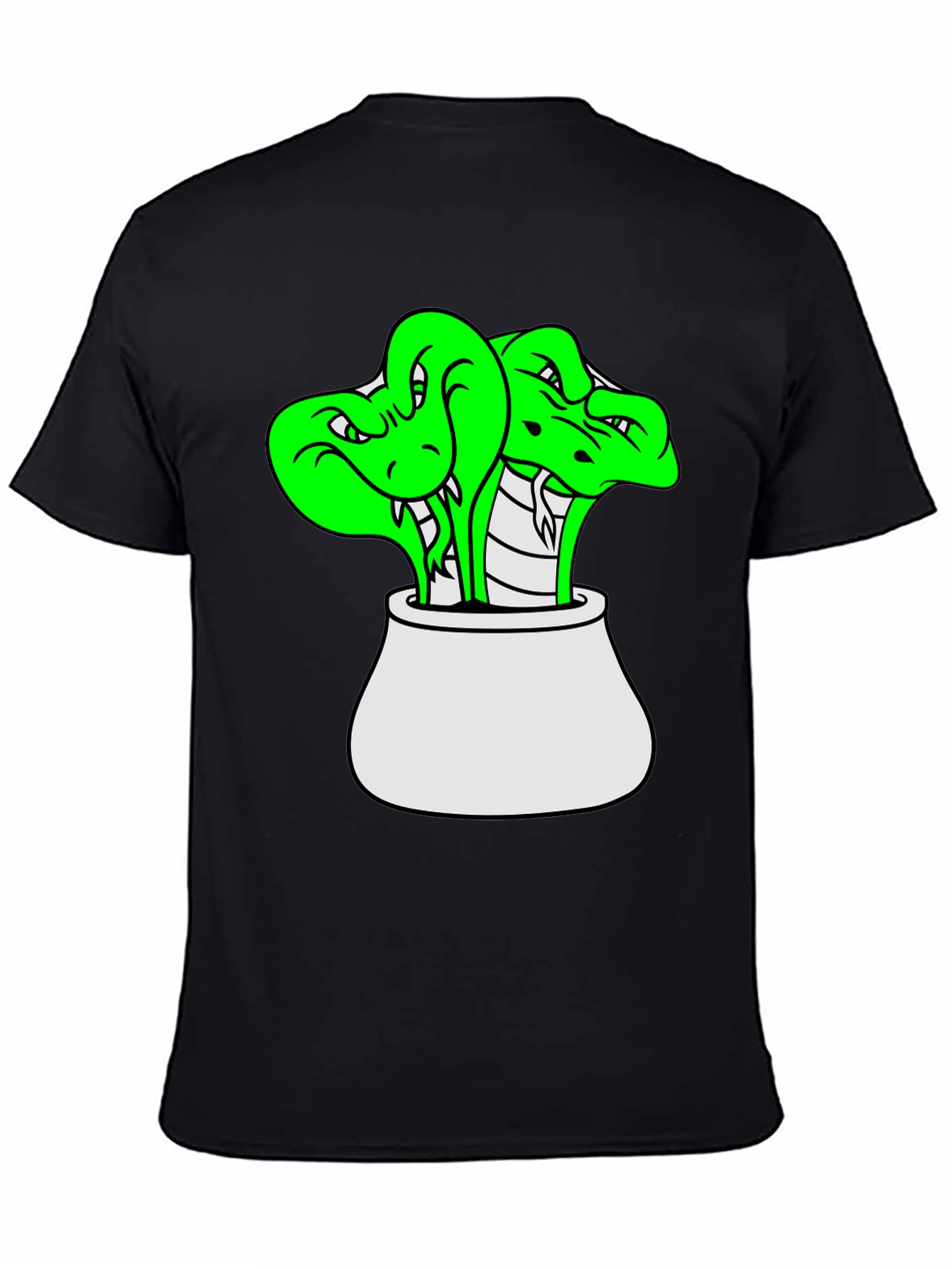 Cobra Pot T-Shirt - Mens Black Tee
