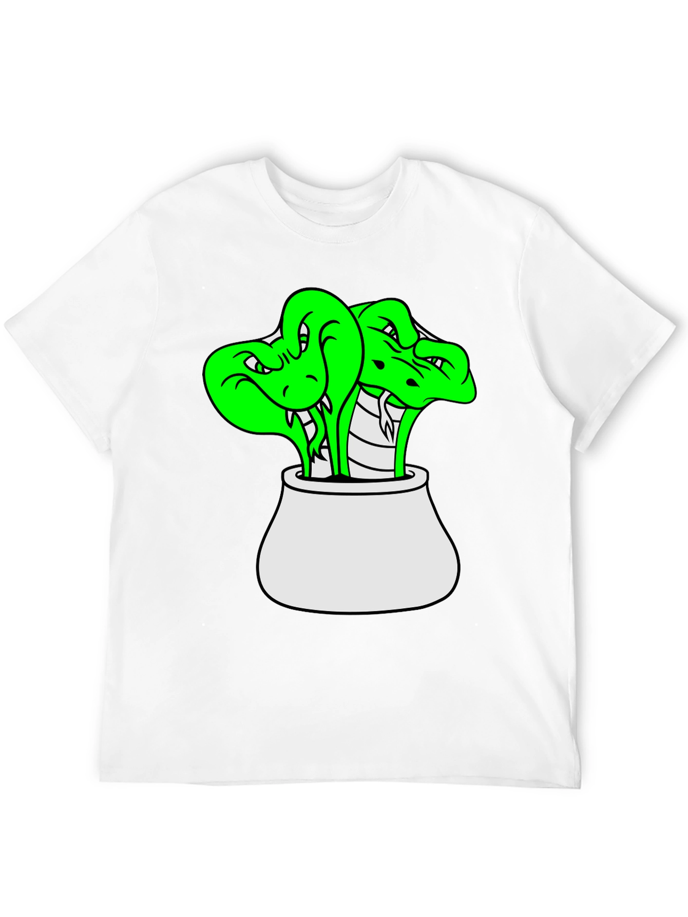 Cobra Pot T-Shirt - Mens Black Tee