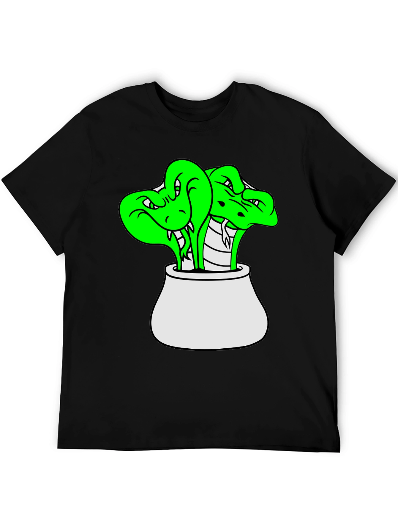 Cobra Pot T-Shirt - Mens Black Tee