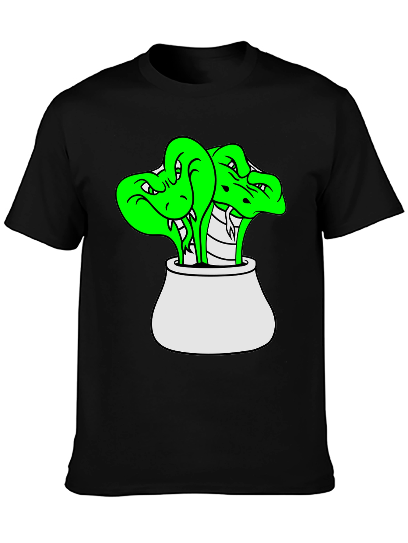Cobra Pot T-Shirt - Mens Black Tee