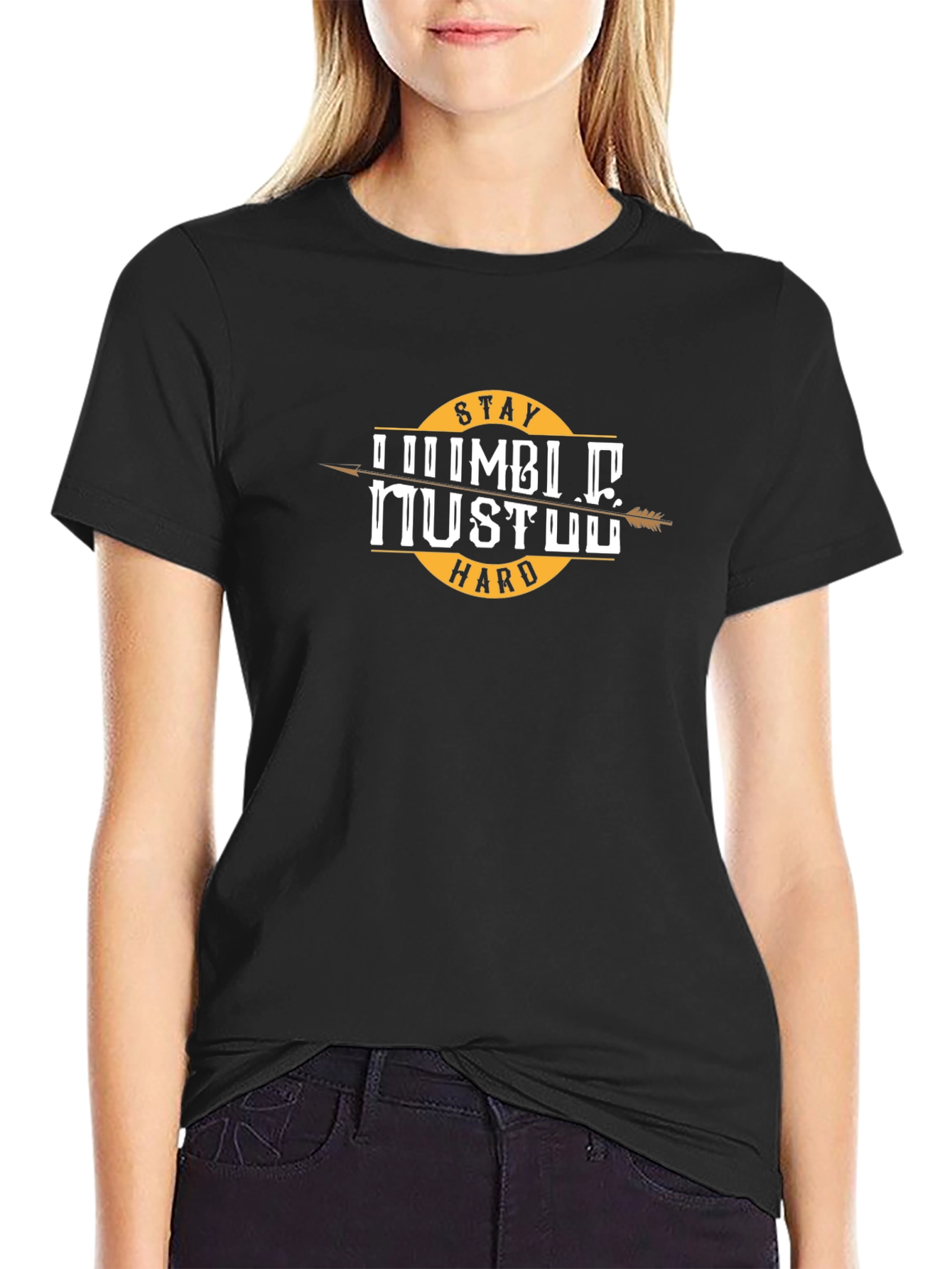 Stay Humble Hustle Hard Graphic T-Shirt