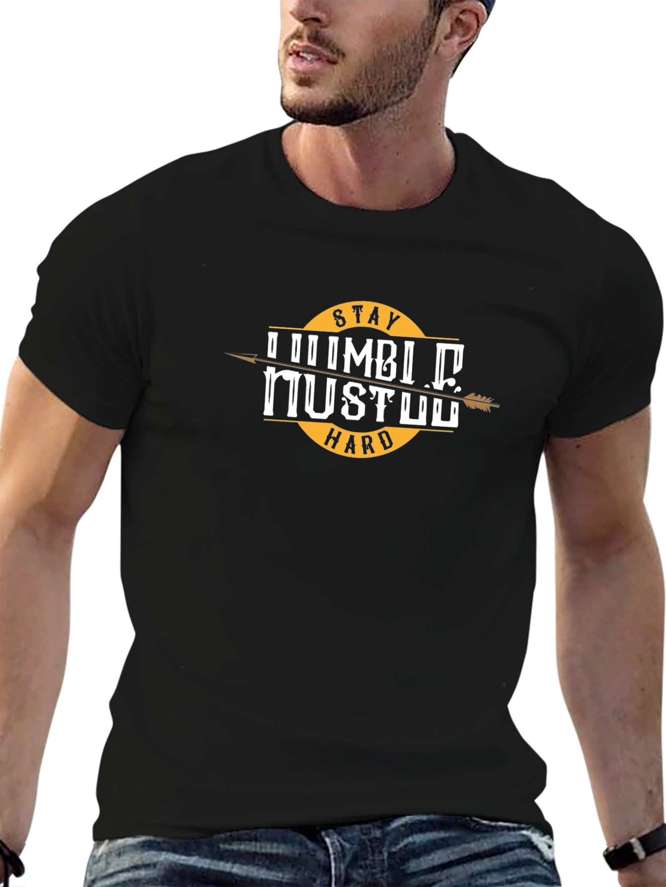 Stay Humble Hustle Hard Graphic T-Shirt