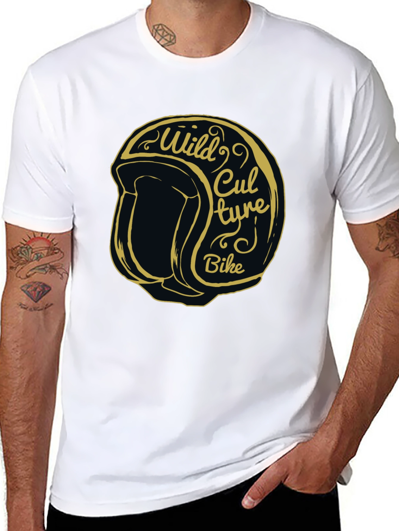 Wild Culture Bike Graphic T-Shirt