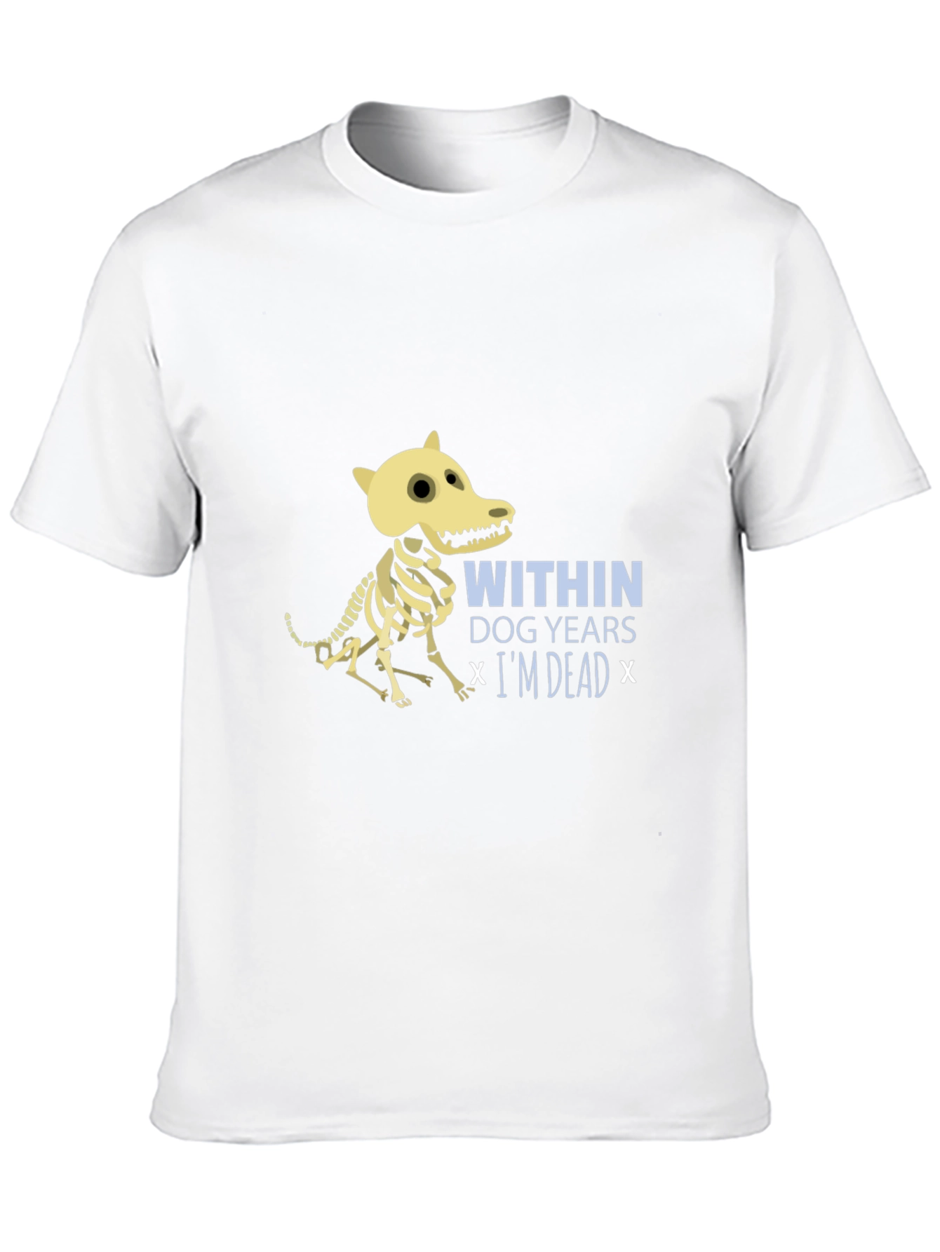 Dog Years Funny Skeleton T-Shirt