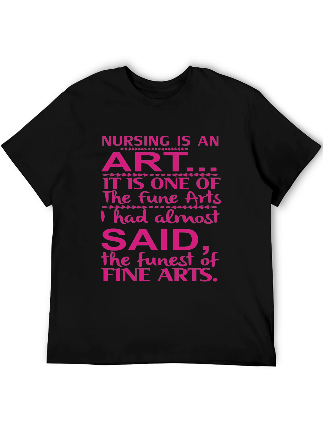Nursing is an Art Graphic Tee