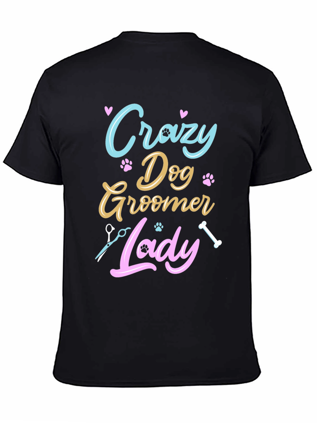 Crazy Dog Groomer Lady T-Shirt