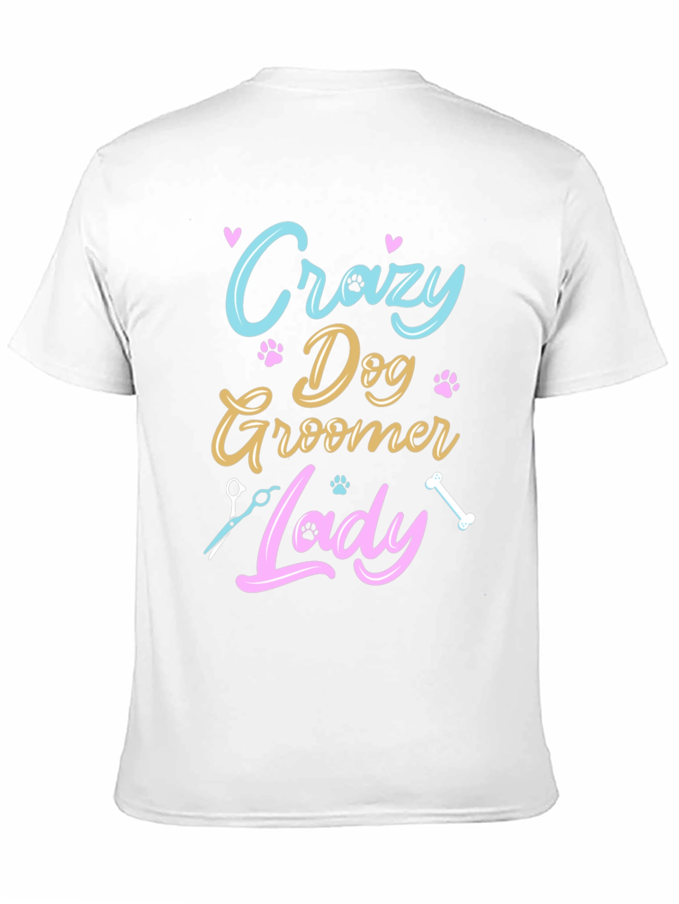 Crazy Dog Groomer Lady T-Shirt