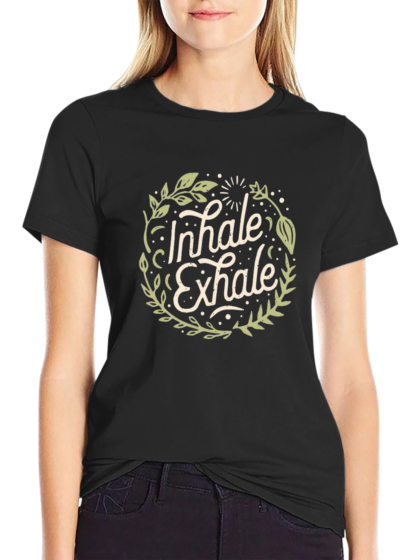 Inhale Exhale Graphic Tee - Relaxed Fit