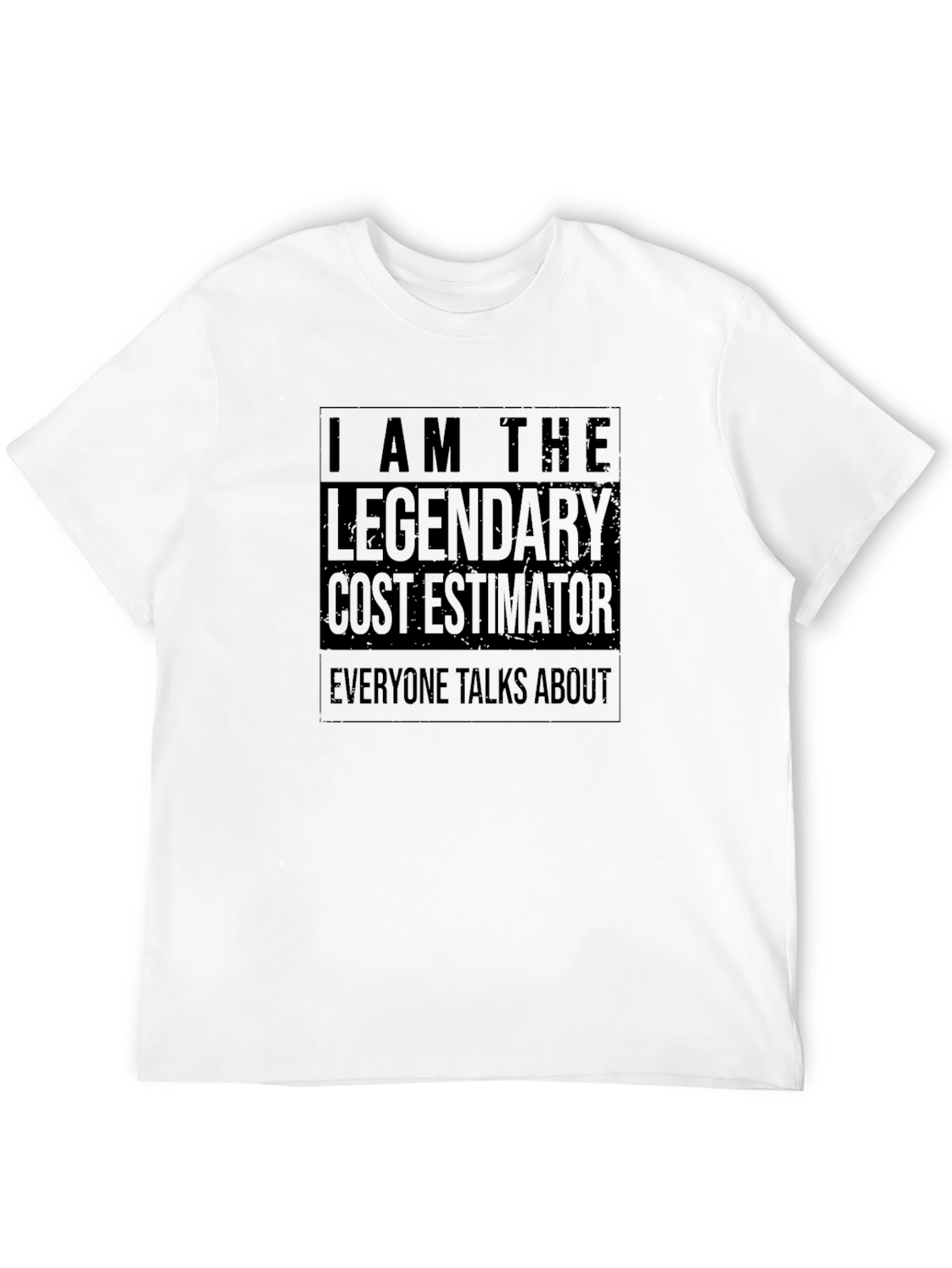 Legendary Cost Estimator T-Shirt - Black Tee
