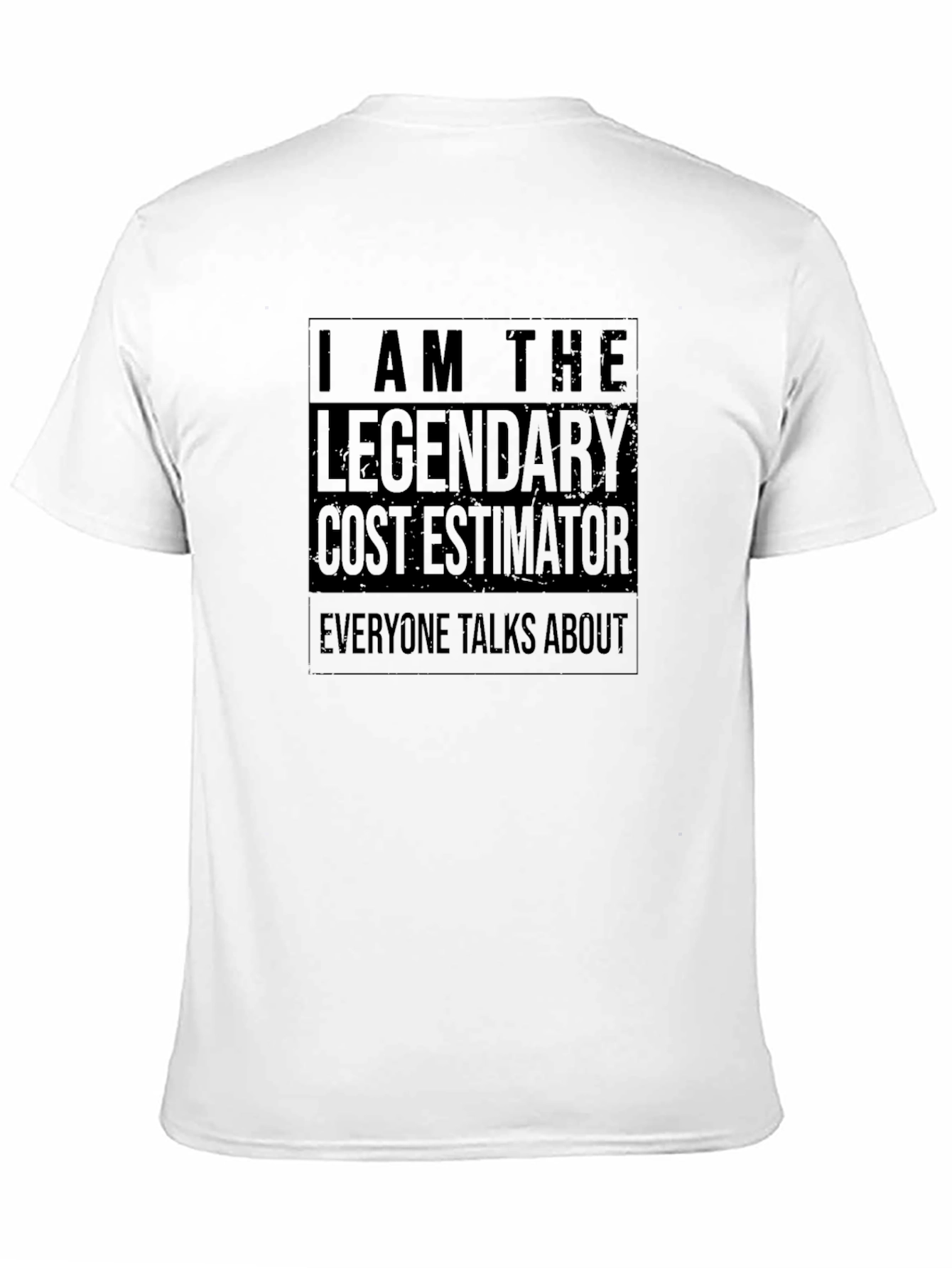 Legendary Cost Estimator T-Shirt - Black Tee
