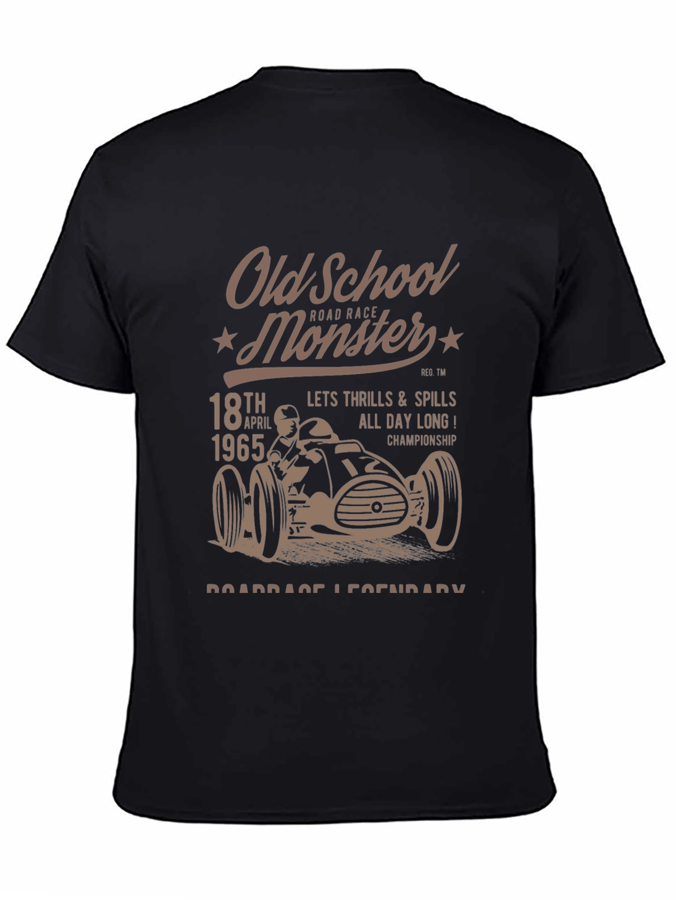 Old School Monster Road Race T-Shirt