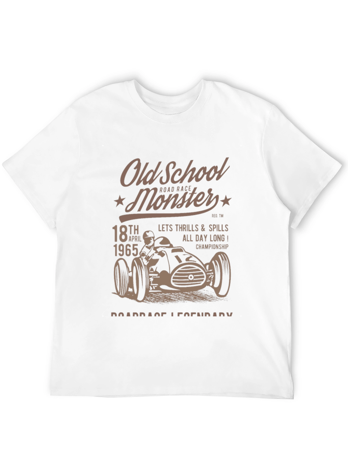 Old School Monster Road Race T-Shirt