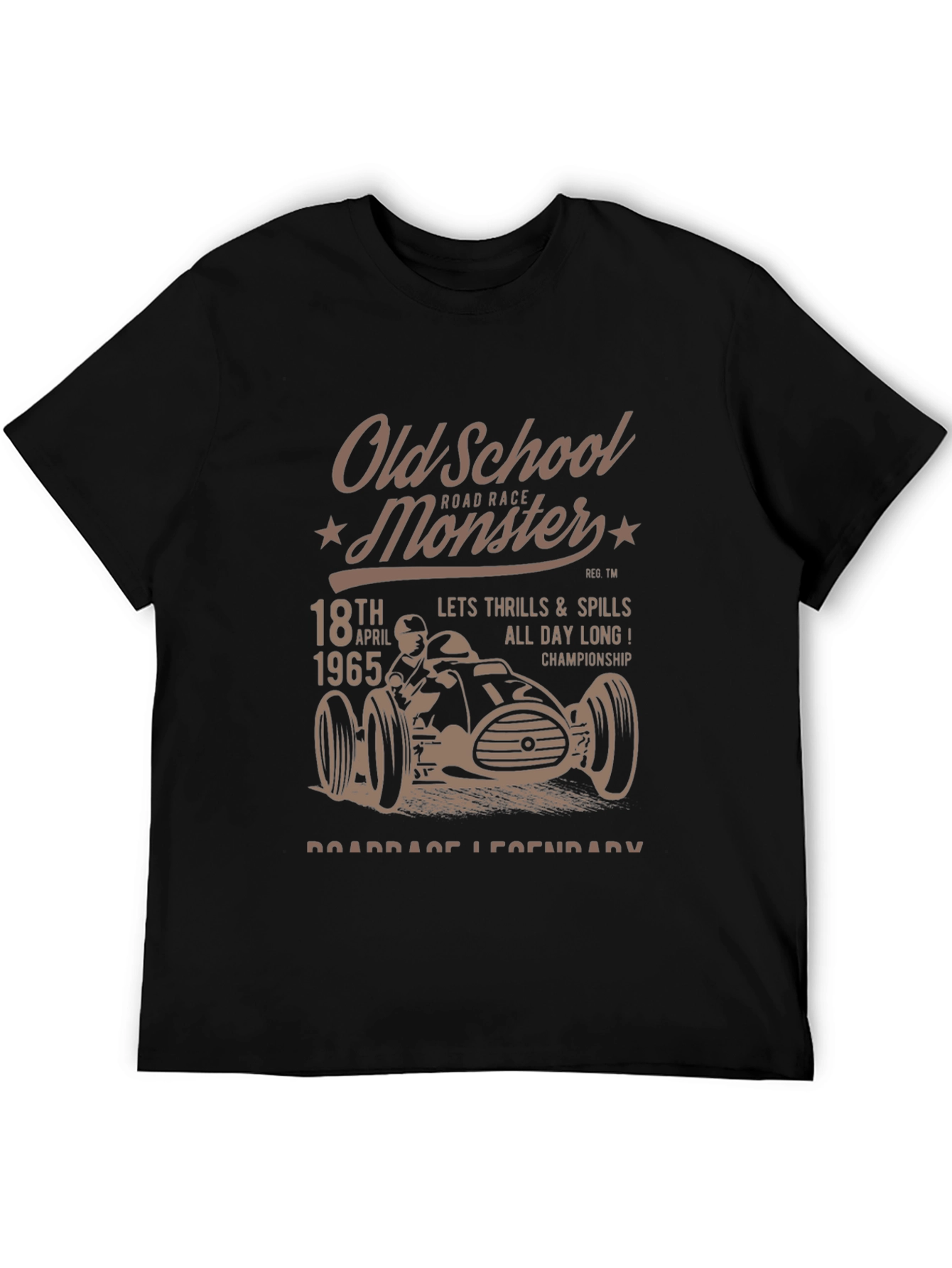 Old School Monster Road Race T-Shirt