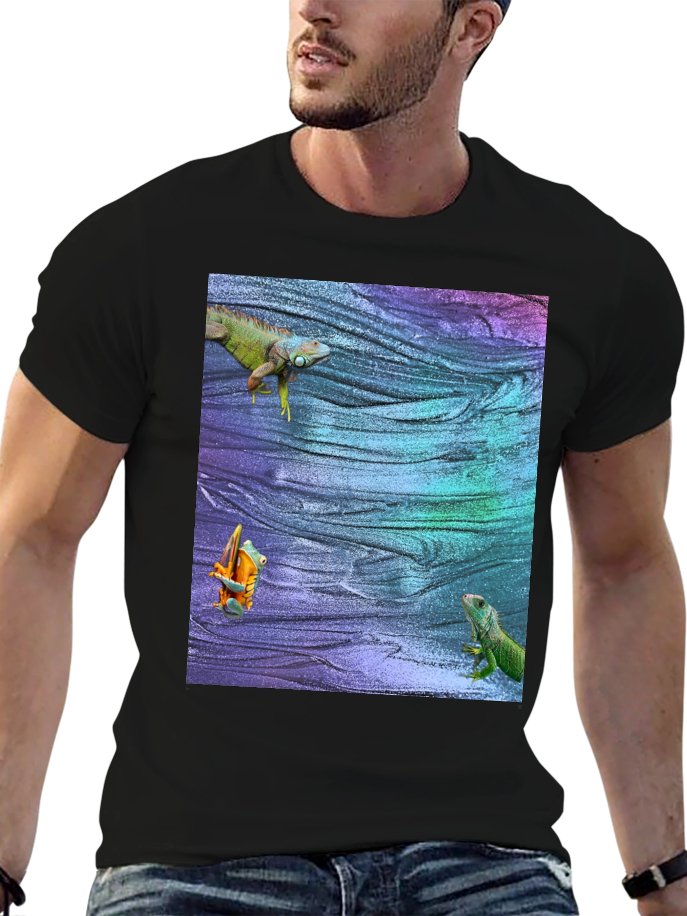 Iguana & Frog Graphic Tee