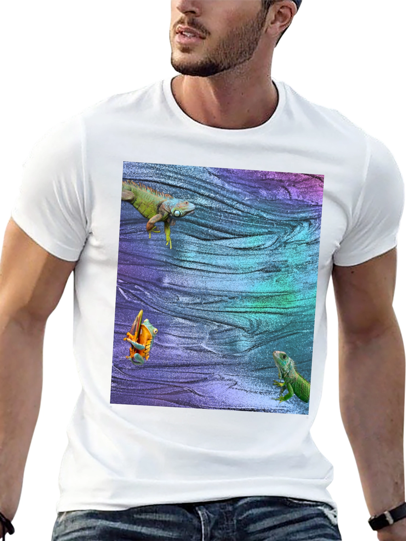 Iguana & Frog Graphic Tee