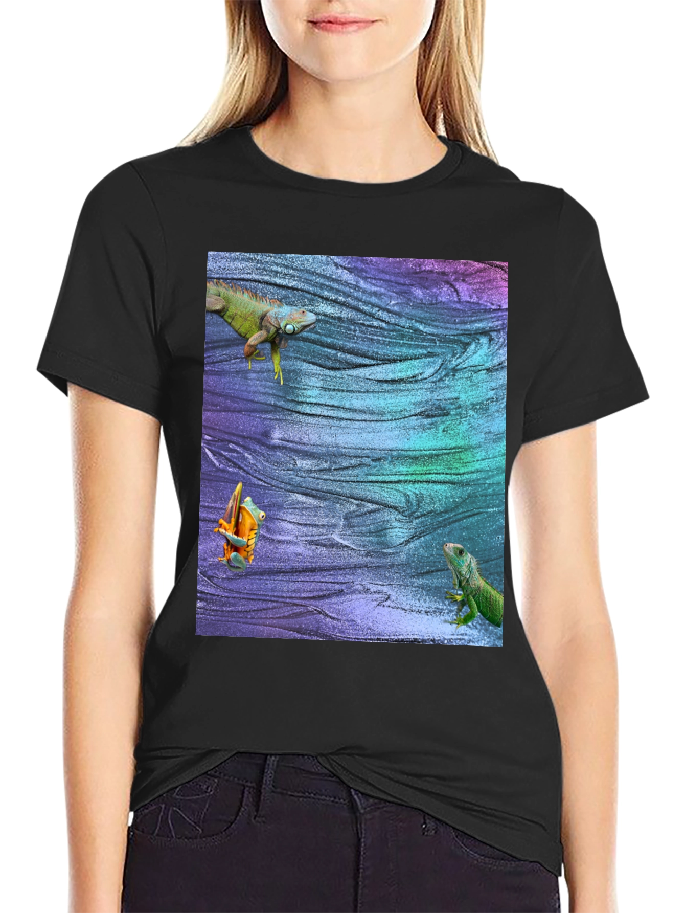 Iguana & Frog Graphic Tee