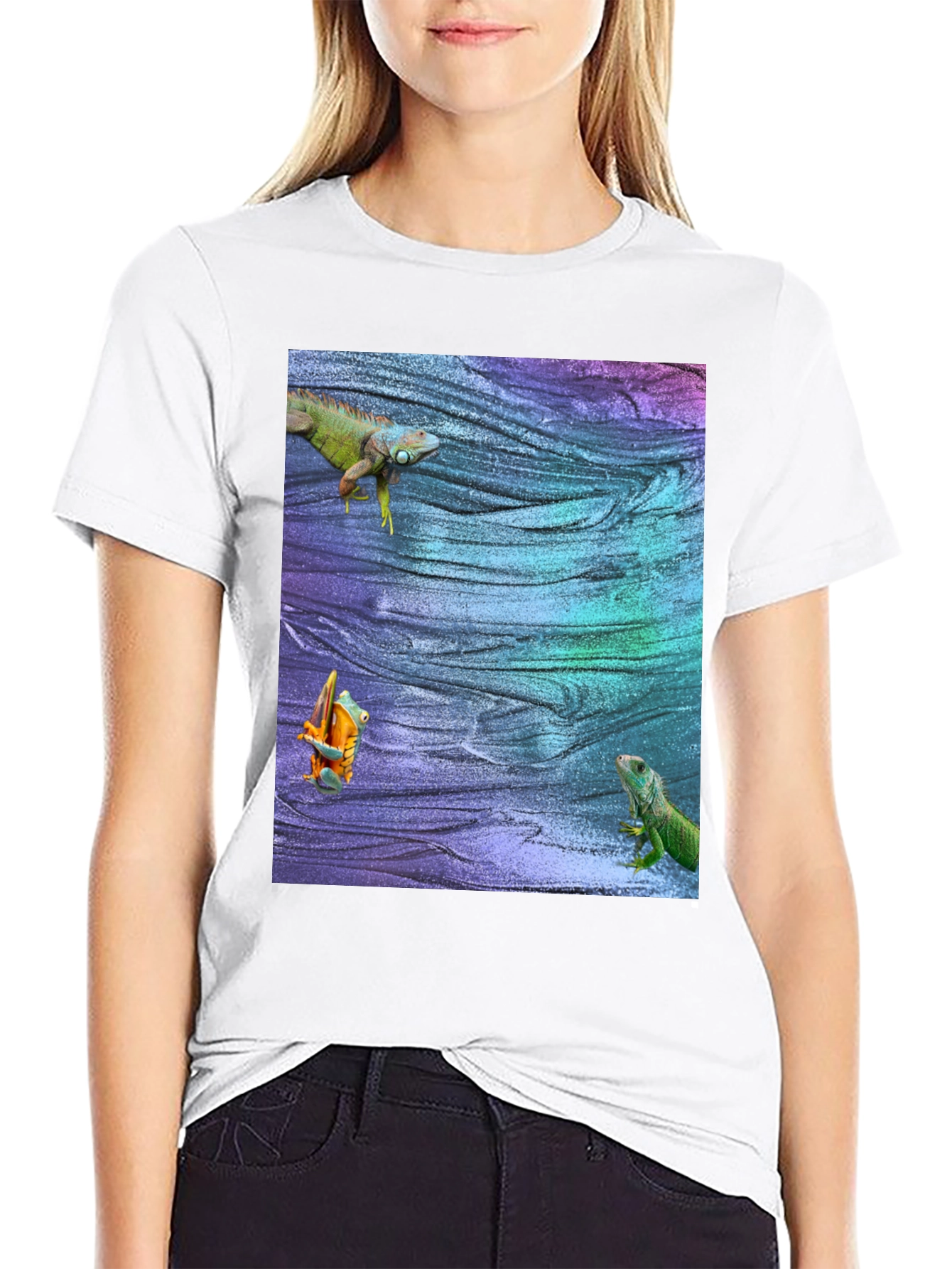 Iguana & Frog Graphic Tee