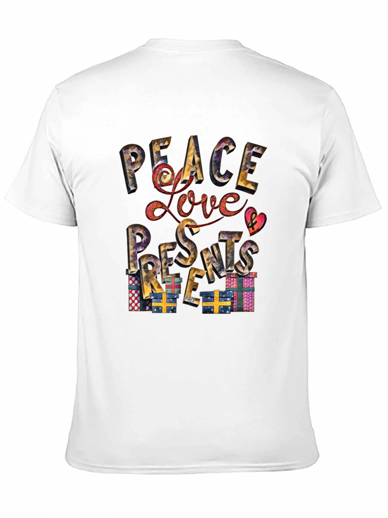 Peace Love Presents Christmas T-Shirt